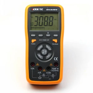 Multimetru digital autorange Victor 70C cu conexiune PC USB