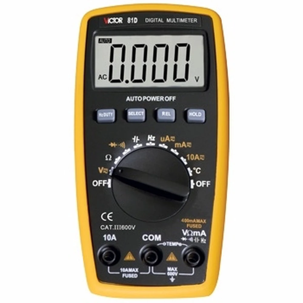 Multimetru digital autorange Victor 81D - instrument de măsurare precis