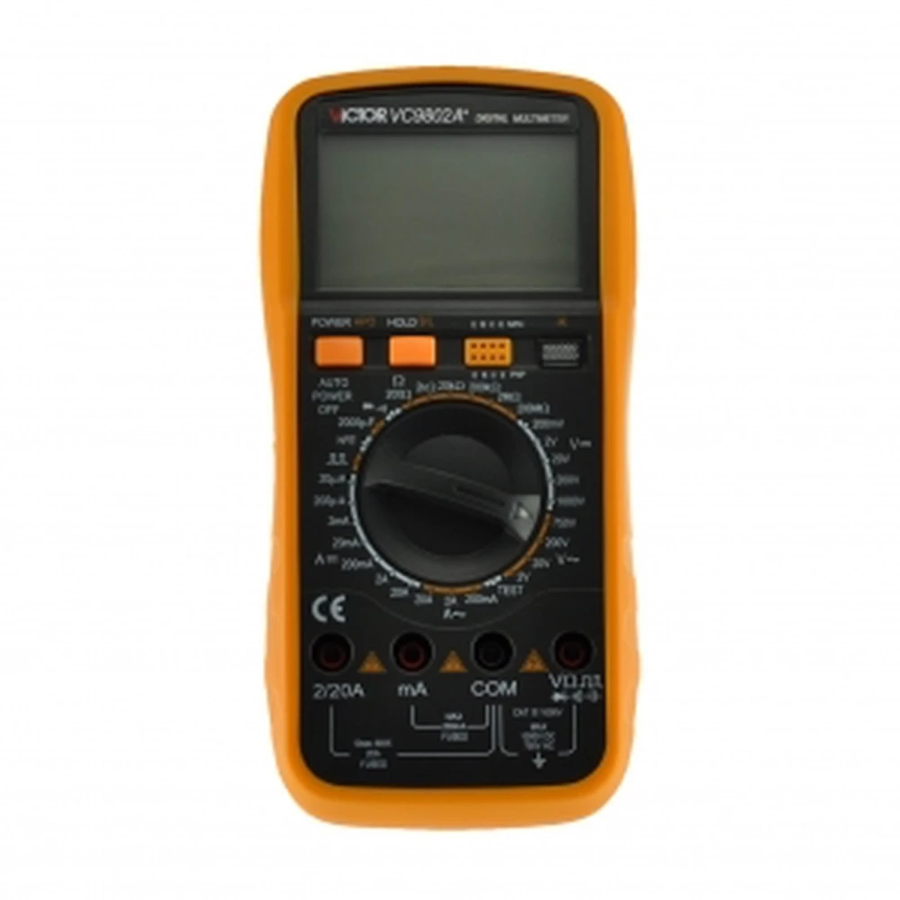 Multimetru digital Victor VC9802A+ cu functii avansate si precizie