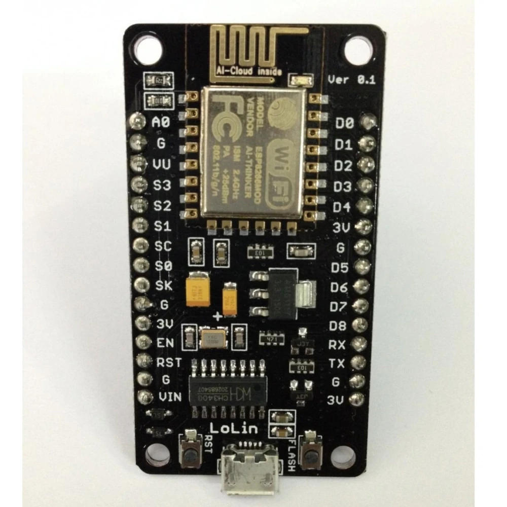 NodeMCU ESP8266 - placă de dezvoltare WiFi bazată pe ESP8266 pentru IoT