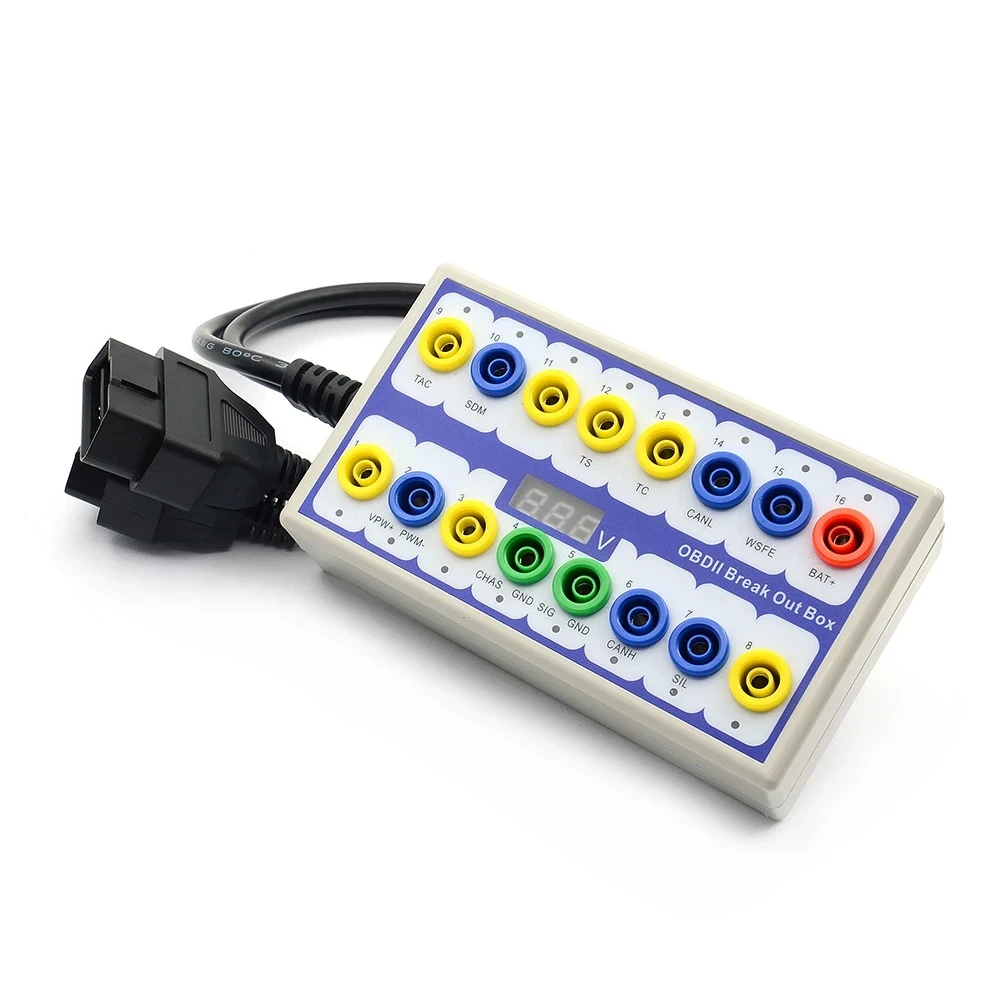 OBDII Breakout Box detector de protocol - instrument de diagnoză profesional