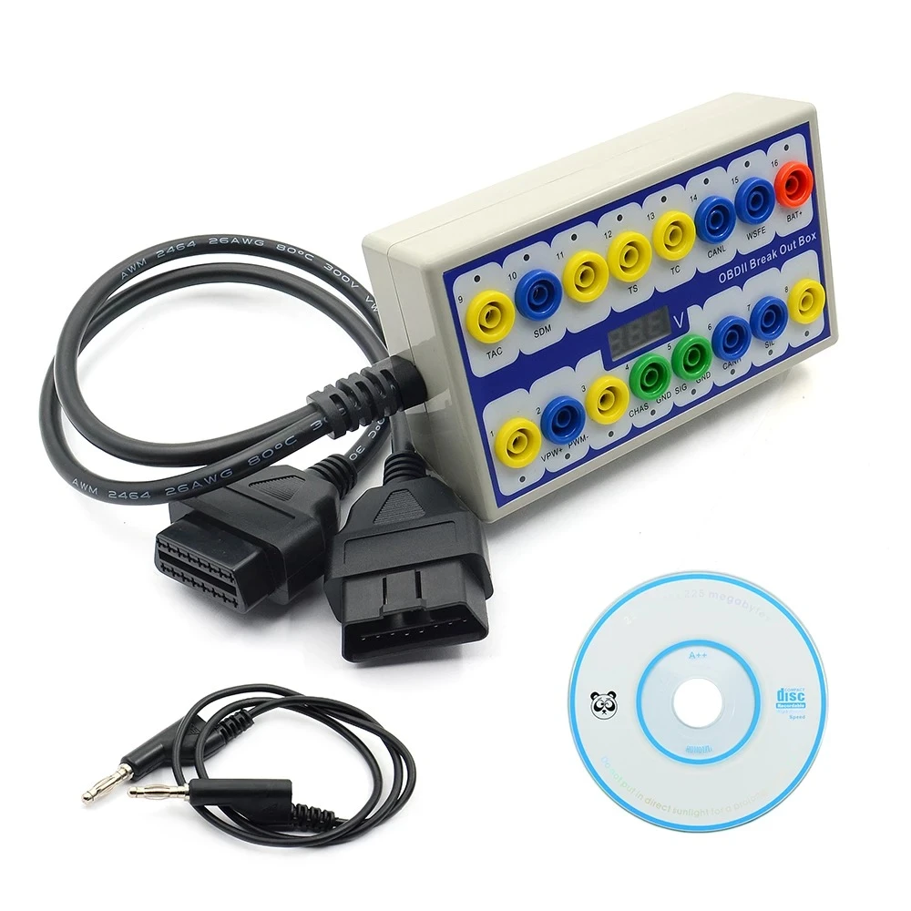 OBDII Breakout Box detector de protocol - instrument de diagnoză profesional