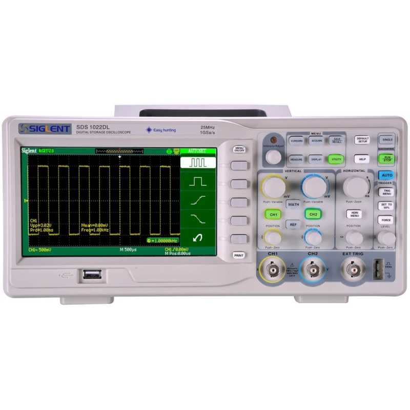 Osciloscop digital Siglent SDS1022DL 25MHz cu ecran TFT color
