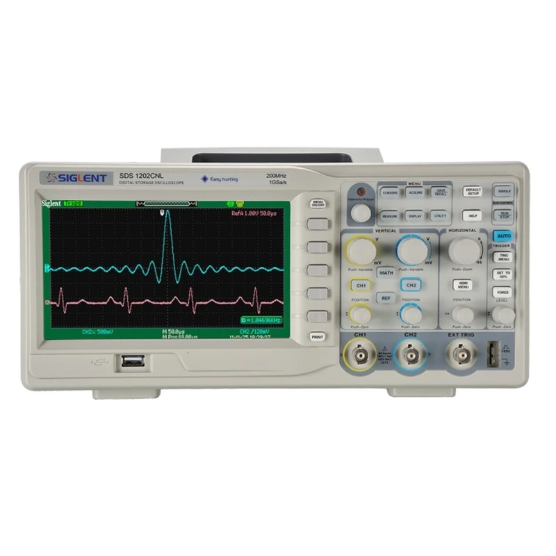 Osciloscop digital Siglent SDS1202CNL+ 200MHz, 7