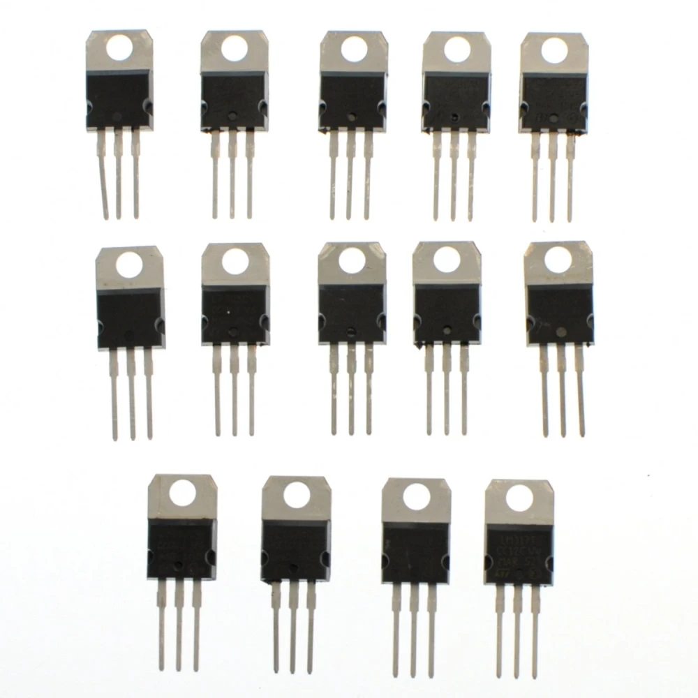 Pachet 14 regulatoare de tensiune TO220 - L7805 până la L7824 și LM317T