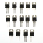 Pachet 14 regulatoare de tensiune TO220 - L7805 până la L7824 și LM317T