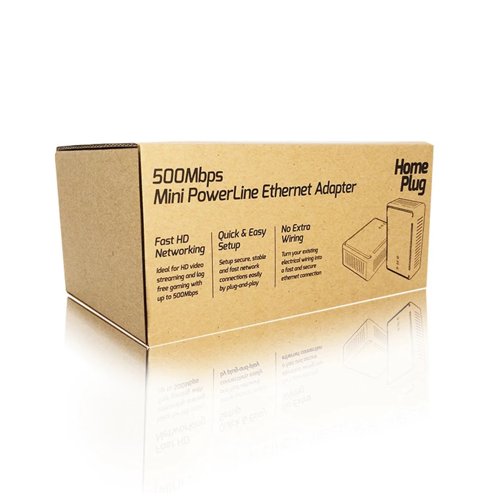 Pachet 2 PLC Ethernet 500Mbps pentru internet prin rețeaua electrică