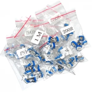 Pachet 65 potențiometre liniare DIP, 13 valori diferite, 5 din fiecare
