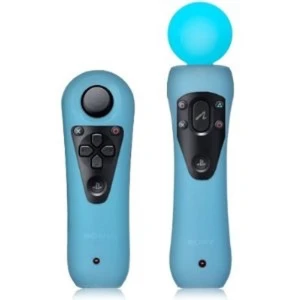satkit Set de 2 huse din silicon pentru PlayStation Move PS3, în mai multe culori