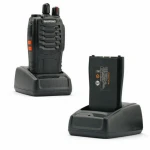 Pachet de 2 walkie talkie Baofeng BF-888S UHF 5W cu căști