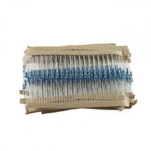 Pachet rezistențe 1/4W 820 bucăți cu 41 valori de la 1 Ohm la 1M Ohm