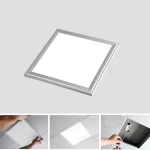 Panou LED Slim 30x30cm 12W ramă argintie 6000K