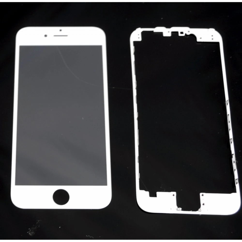 Ecran sticlă iPhone 6s alb 4,7
