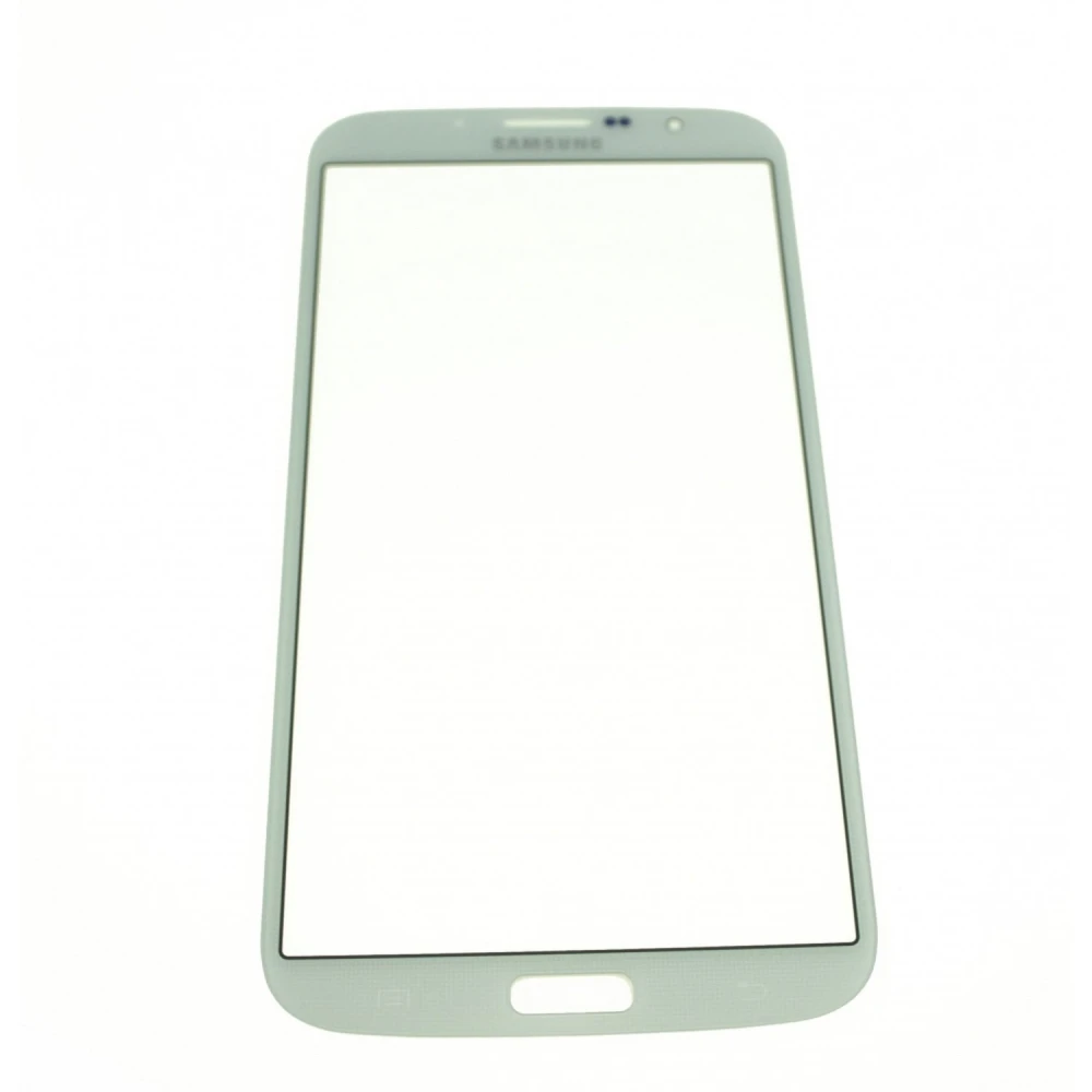 Ecran de sticlă Samsung Galaxy Mega alb - piesă pentru reparații