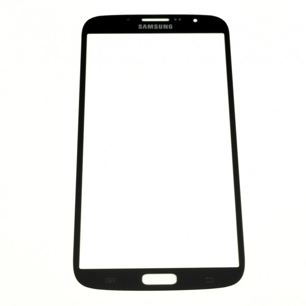 Ecran de sticlă Samsung Galaxy Mega negru - piesă pentru reparații