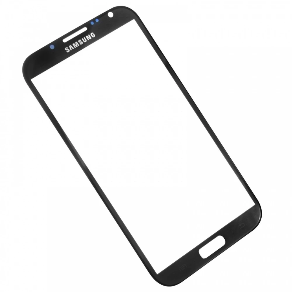 Ecran sticlă Samsung Galaxy Note 2 N7100 negru - piesă de calitate