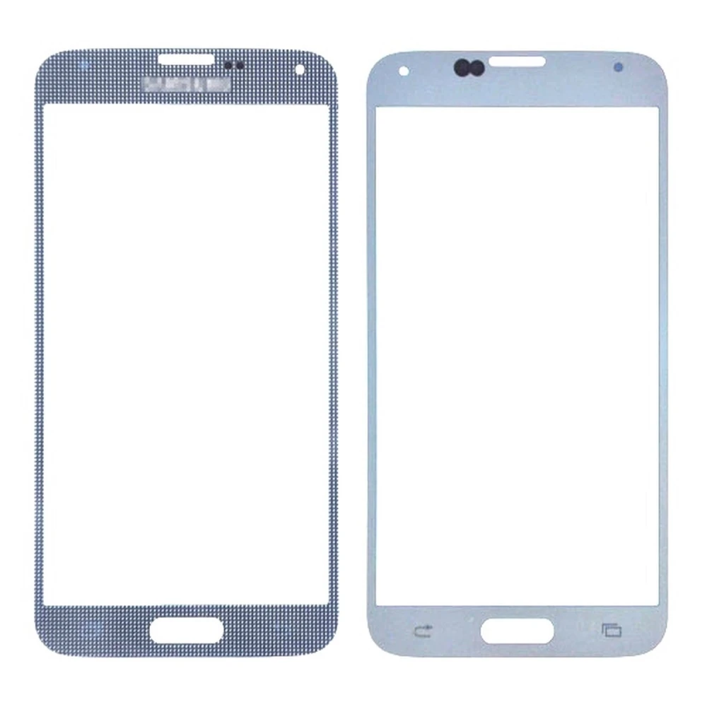 Ecran de sticlă Samsung Galaxy S5 alb - piesă originală și nouă