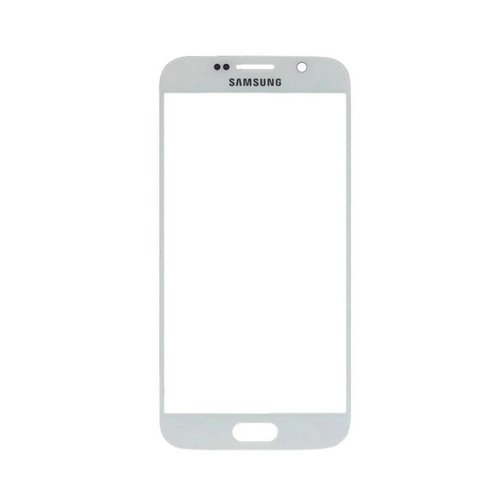 Ecran sticlă Samsung Galaxy S6 alb - piesă de calitate