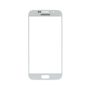 Ecran sticlă Samsung Galaxy S6 alb - piesă de calitate