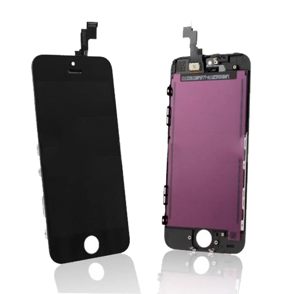 Ecran iPhone 5C negru complet (touch + LCD) sticlă digitizor