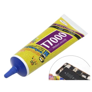 Adeziv multifuncțional Mechanic T-7000 negru 50ml pentru repararea ecranelor
