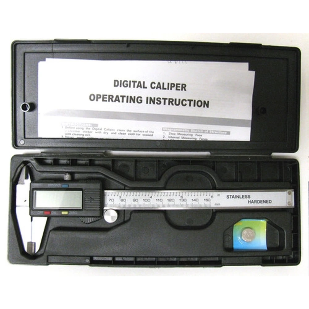 Șubler digital 150mm cu ecran LCD și precizie ridicată