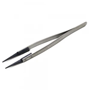 Pensetă antistatică Vetus ESD-249, vârf drept, antimagnetică