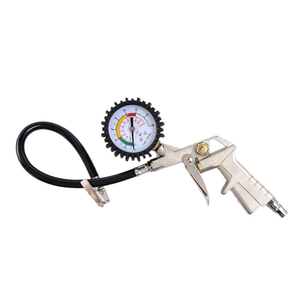Pistolă de umflat anvelope cu manometru pentru compresor de aer TSX TOOL