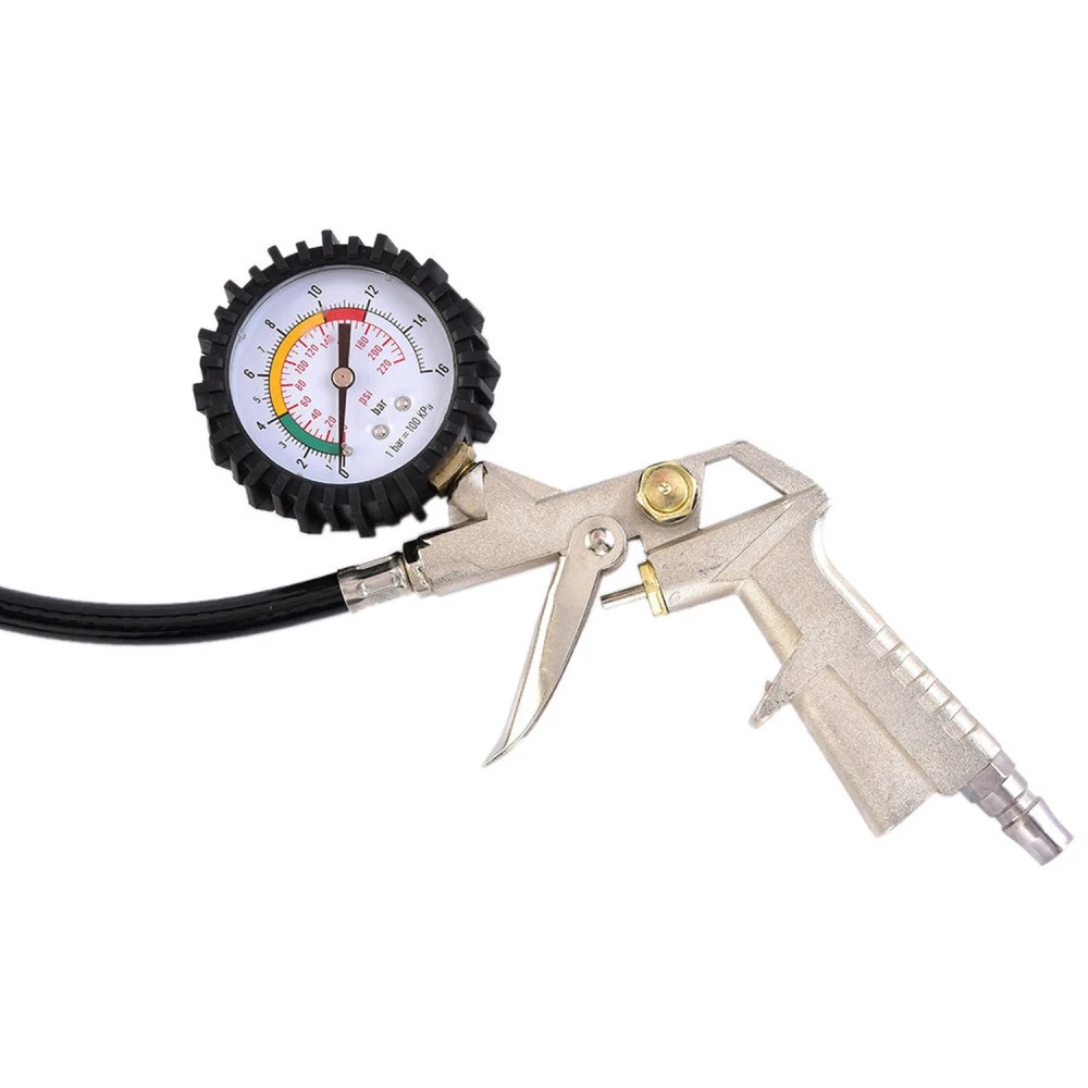Pistolă de umflat anvelope cu manometru pentru compresor de aer TSX TOOL