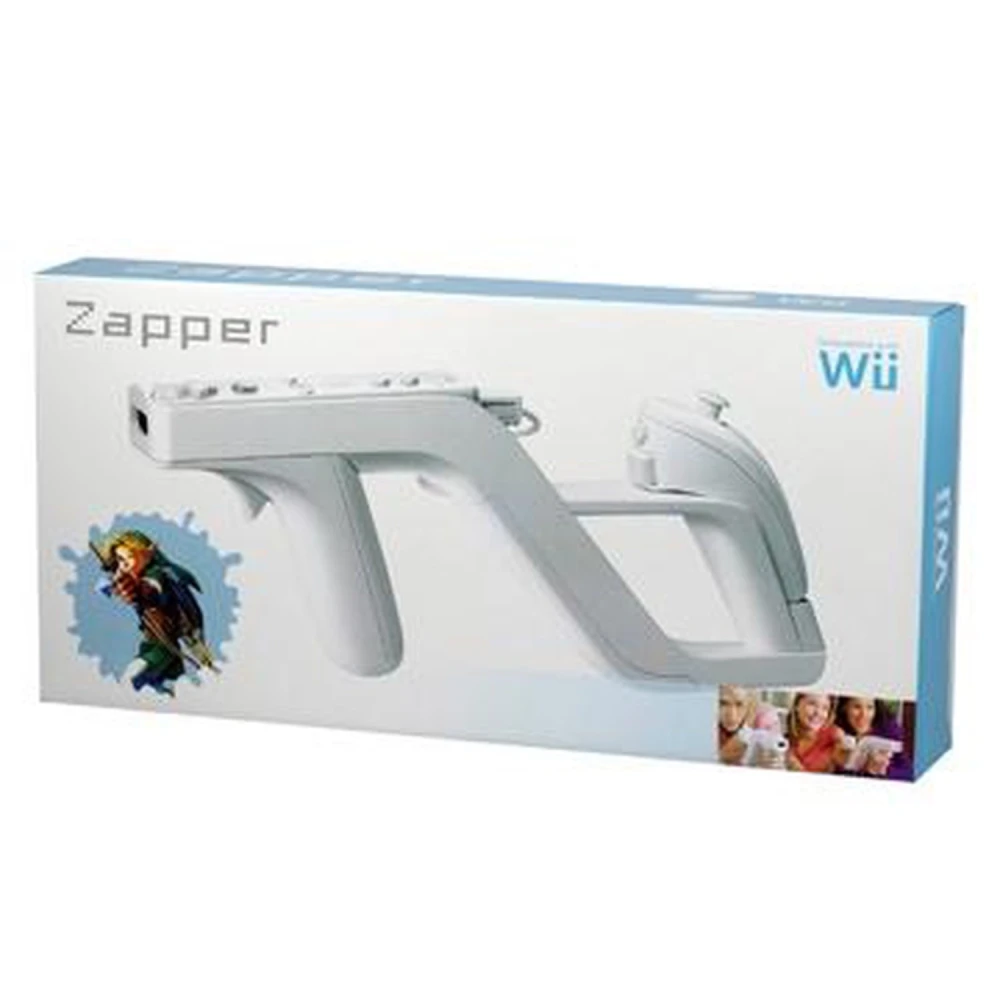 Pistolă Zapper pentru Wii compatibilă cu Wii Remote și nunchuck