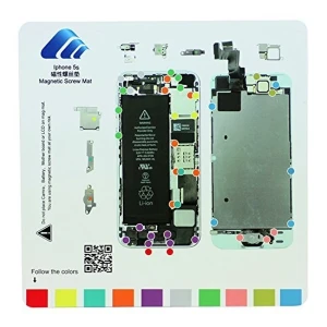 Tablă magnetică pentru organizarea șuruburilor iPhone 5S de satkit