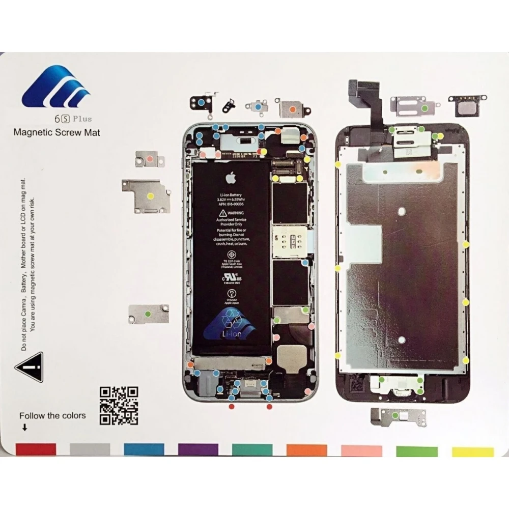 Tablă magnetică pentru organizarea șuruburilor iPhone 6s Plus de la satkit