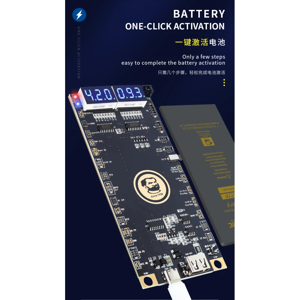 Placă de activare baterie Mechanic BA27 pentru iPhone și Android