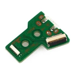 Placă de încărcare controller PS4 JDS-050 JDS-055 cu flex conector Micro USB 12 pini