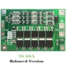 Placă de protecție PCB 3S 60A echilibrată pentru baterie litiu