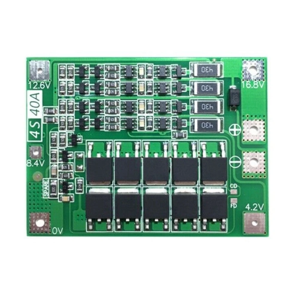 Placă de protecție PCB 4S 40A echilibrată pentru baterie litiu
