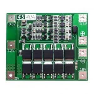 Placă de protecție PCB 4S 40A pentru baterie litiu, versiune îmbunătățită