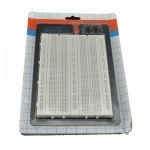 Placă de prototip 1660 puncte 21.5cm x 13cm cu bază metalică și alimentare