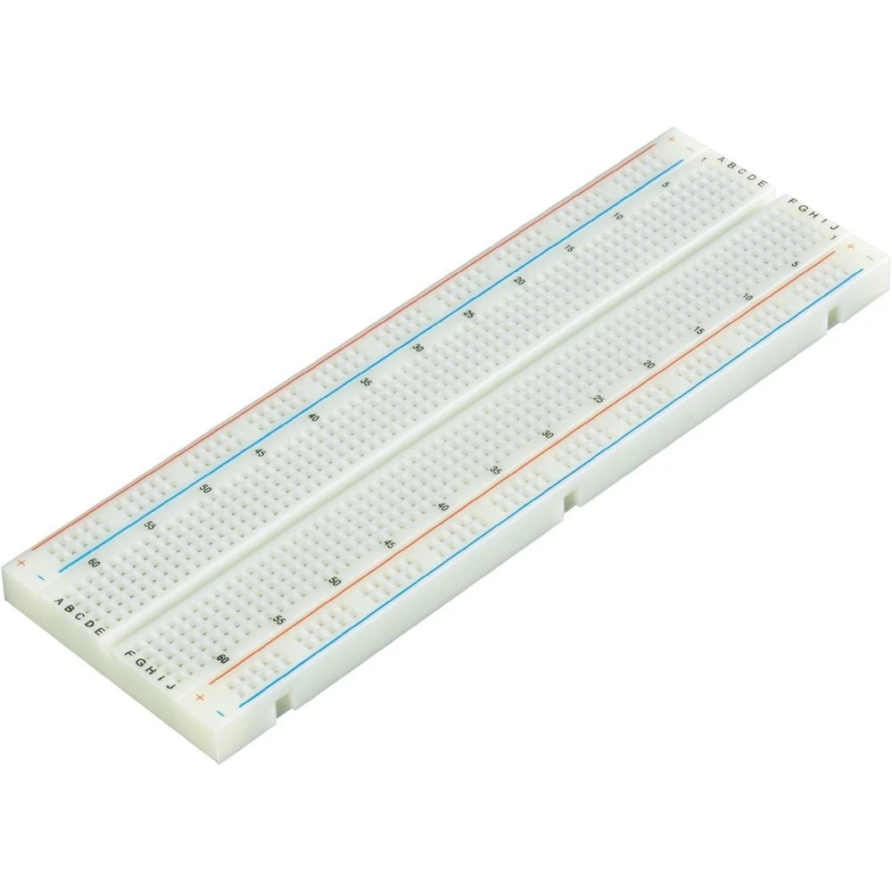 Placă de prototip 16x5cm 830 puncte breadboard pentru montaj electronic