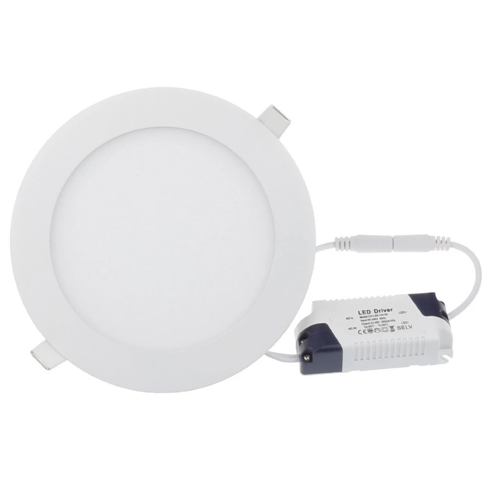 Placă LED rotundă 24W alb rece SuperSlim 6000K