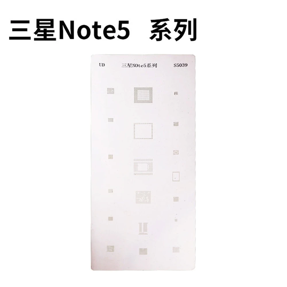 Șablon stencil Samsung Note 5 pentru reballing IC cu precizie profesională