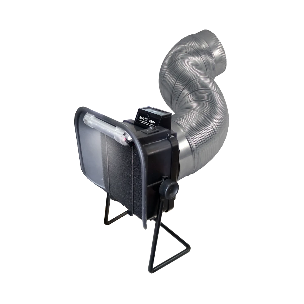 Platformă de reparații SMD cu extractor de fum Aoyue 486 Plus cu tub extractor
