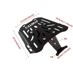 Portbagaj Spate Zontes 150X / 125X — Grătar Portbagaj din Fier 4 mm, Negru