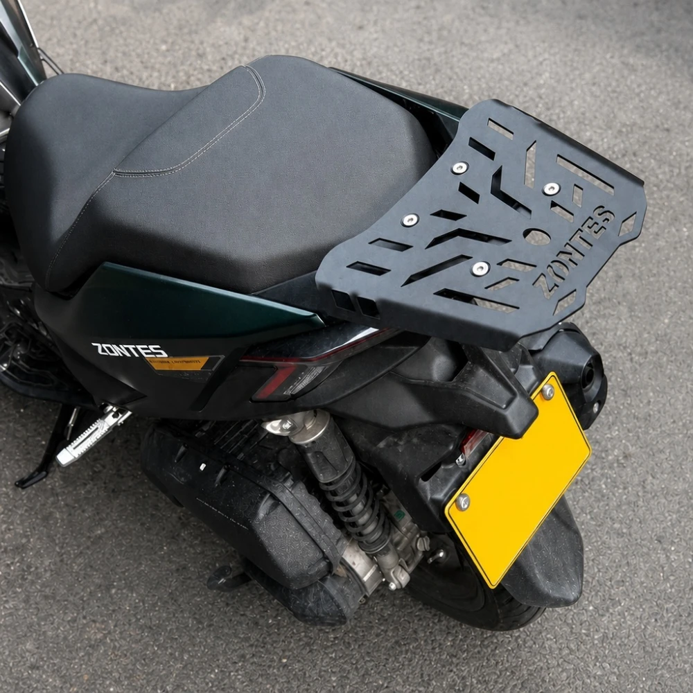 Portbagaj Spate Zontes 150X / 125X — Grătar Portbagaj din Fier 4 mm, Negru