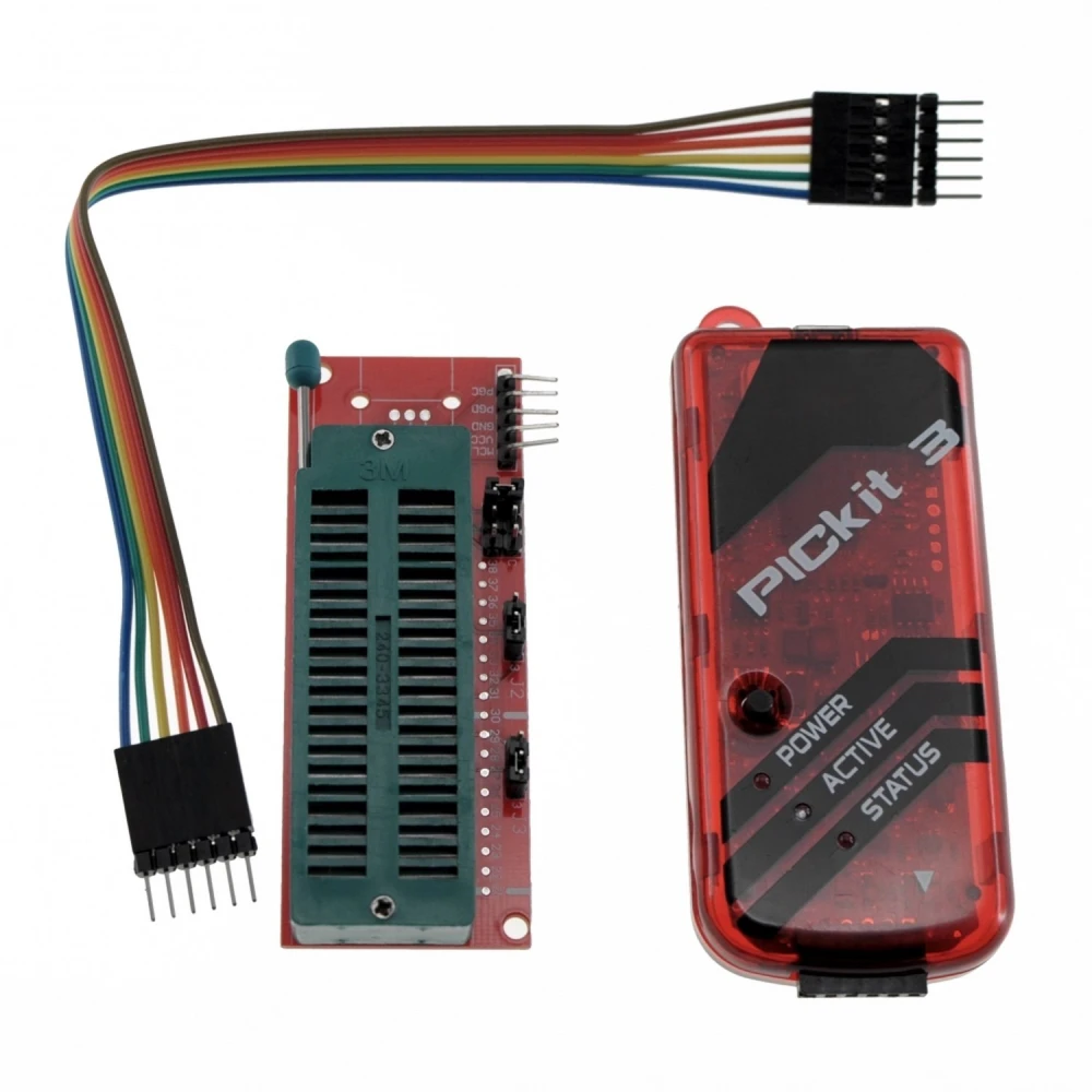 Programator compatibil Pickit 3.5 USB pentru Microcontrolere Microchip