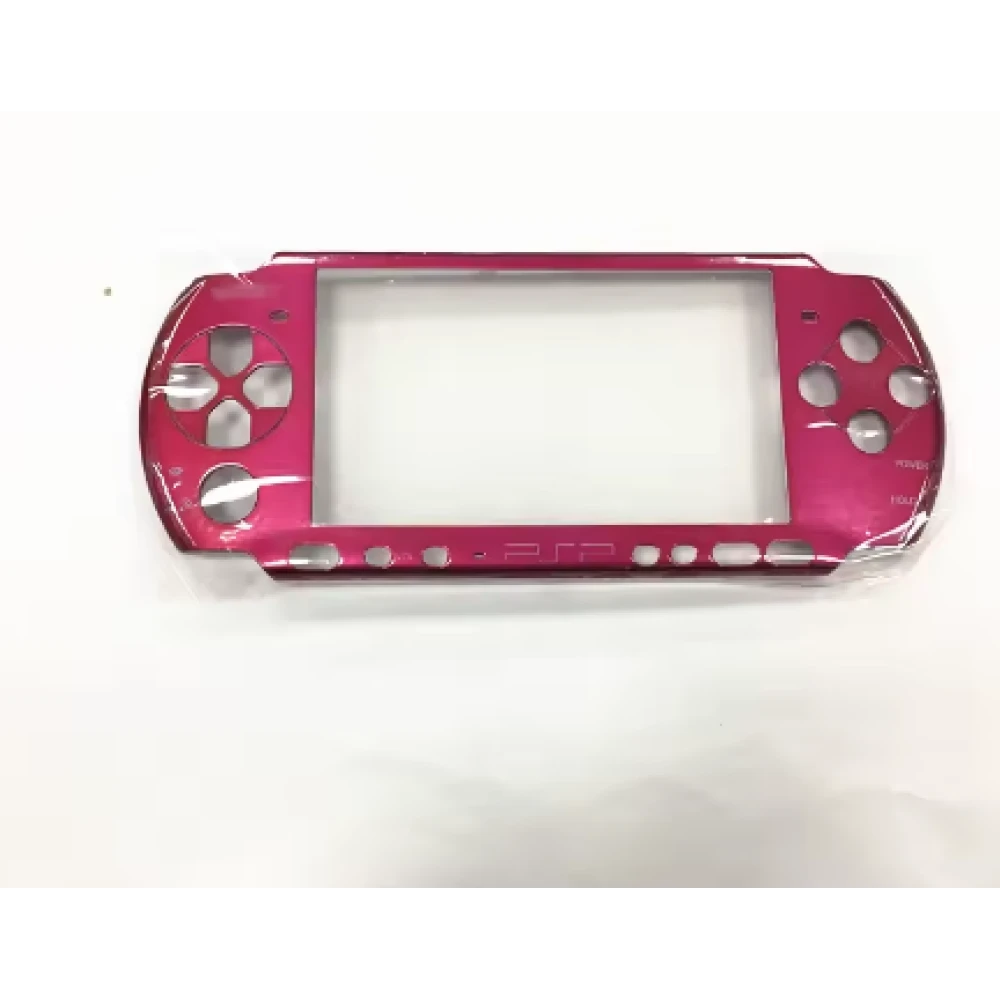Protector din aluminiu roz pentru PSP3000 - protecție metalică rezistentă
