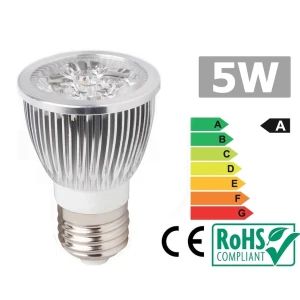 Proiector LED E27 5W lumină caldă 3300K - iluminare eficientă
