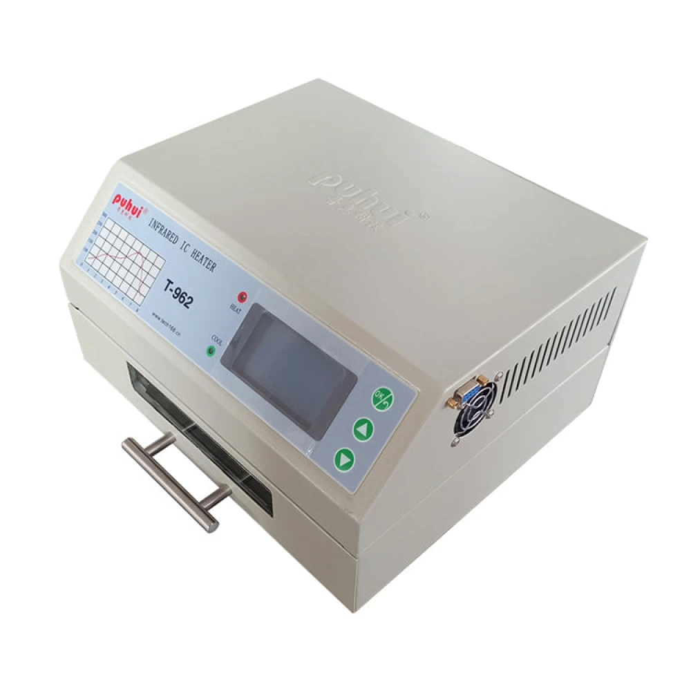 Puhui T-962 V2.0 cuptor reflow infraroșu pentru PCB și componente SMD BGA