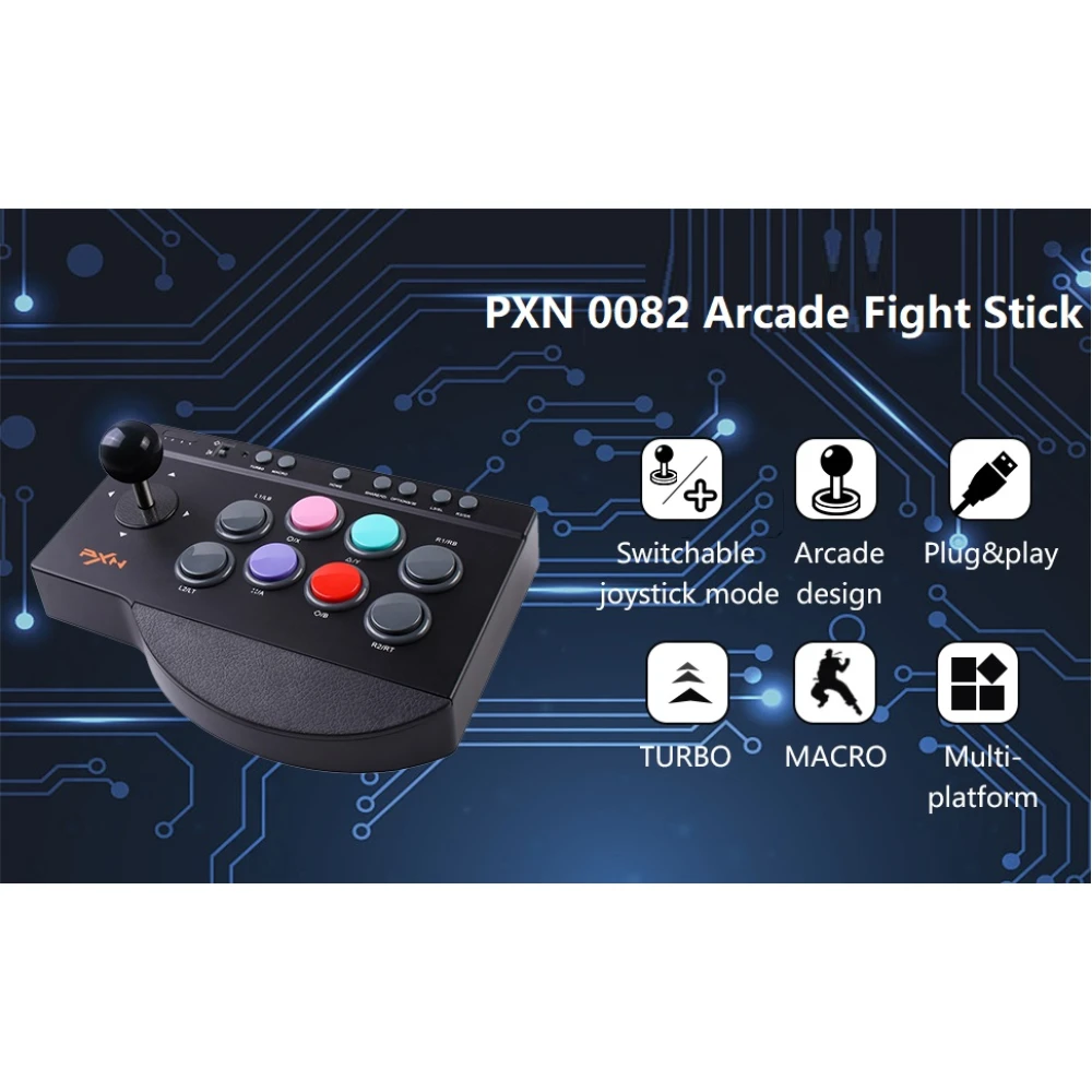 PXN 0082 Arcade Stick pentru PS3 - joystick arcade multi-platformă