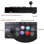 PXN 0082 Arcade Stick pentru PS3 - joystick arcade multi-platformă
